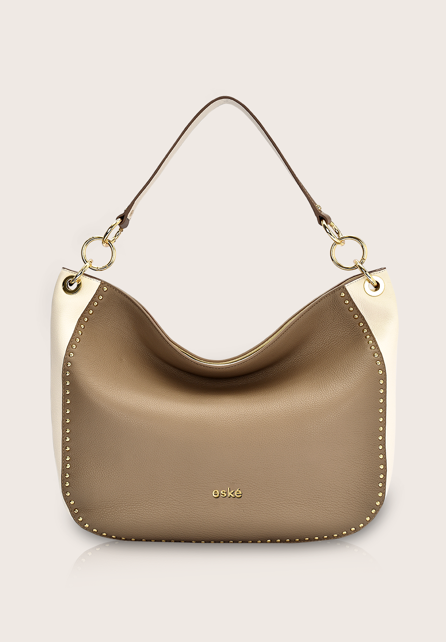 French Connection slouchy hobo bag in tan | ASOS