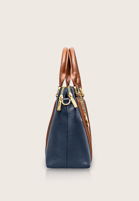 Sienna, the double zip satchel