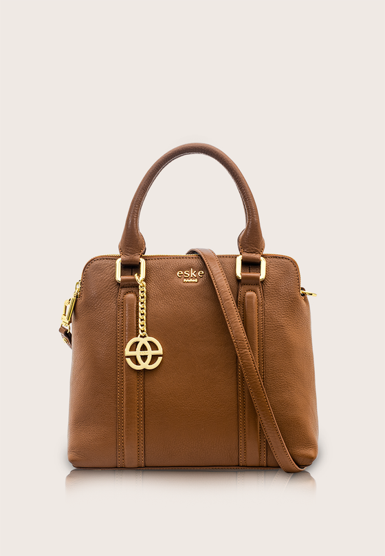 Sienna, the double zip satchel