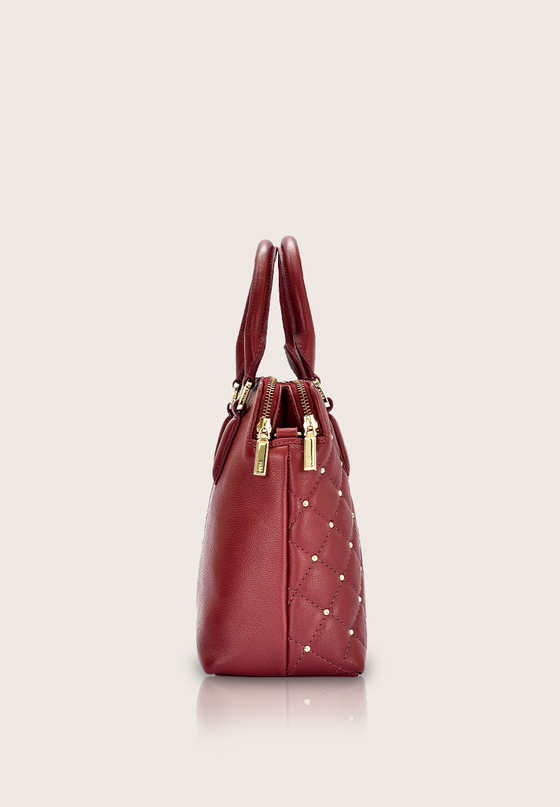 Melba, the double zip satchel