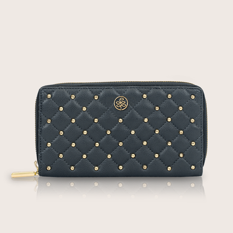 eske Aleta Double Zip Wallet Pouch Black - Price in India